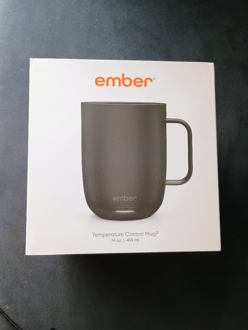New Ember Temperature Control Mug Black 14 oz